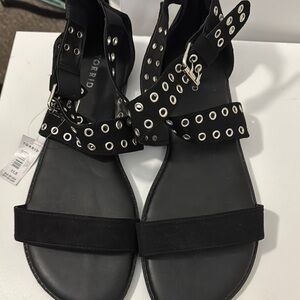 Torrid Black Studded Sandals